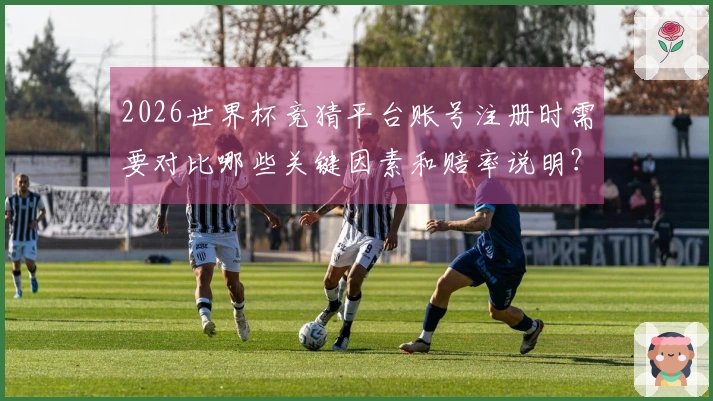 2026世界杯竞猜平台账号注册时需要对比哪些关键因素和赔率说明？
